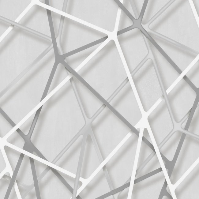 Dutch Wallcoverings Galactik dessin grijs - vliesbehang - 10m x 53cm - M247-00