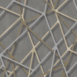 Dutch Wallcoverings Galactik dessin beige/goud - M247-09