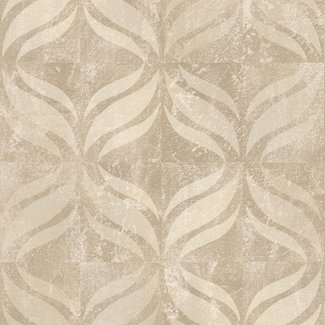 Dutch Wallcoverings Insignia Ogee goud/beige - 24426