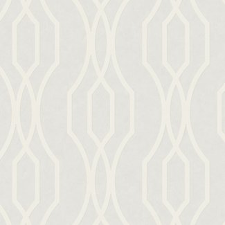 Dutch Wallcoverings Insignia Trellis grijs/wit - 24512