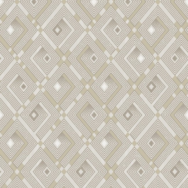 Dutch Wallcoverings Odyssee dessin beige - vliesbehang - 10m x 53cm - L952-07