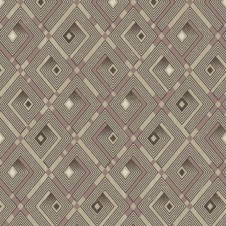 Dutch Wallcoverings Odyssee dessin bruin - L952-08