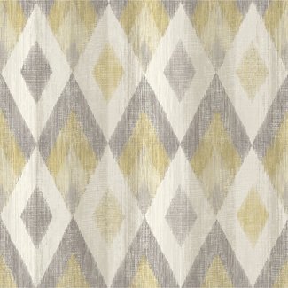 Dutch Wallcoverings Odyssee ruit oker/beige - L961-02