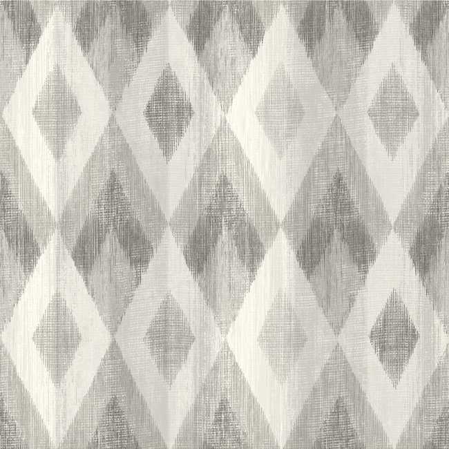 Dutch Wallcoverings Odyssee ruit grijs - vliesbehang - 10m x 53cm - L961-09