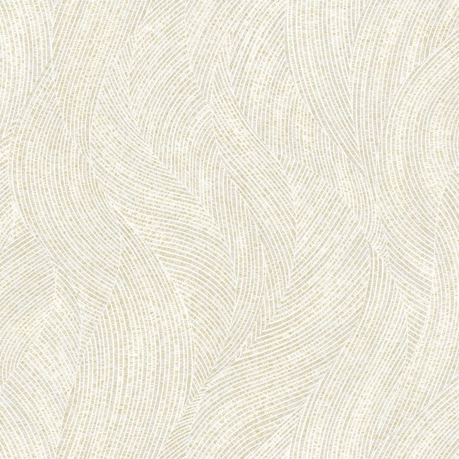 Dutch Wallcoverings Verde 2 wave effect gold - vliesbehang - 10m x 53cm - VD219167