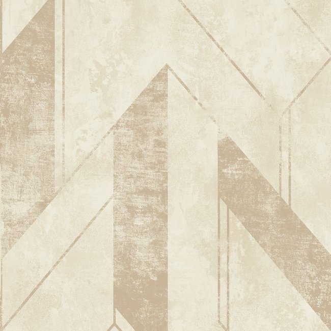 Dutch Wallcoverings Jungle Fever Scilla beige/goud - vliesbehang - 10mx53cm - JF3201