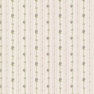 Dutch Wallcoverings Dollhouse 3 Josifa streep paars - 22141