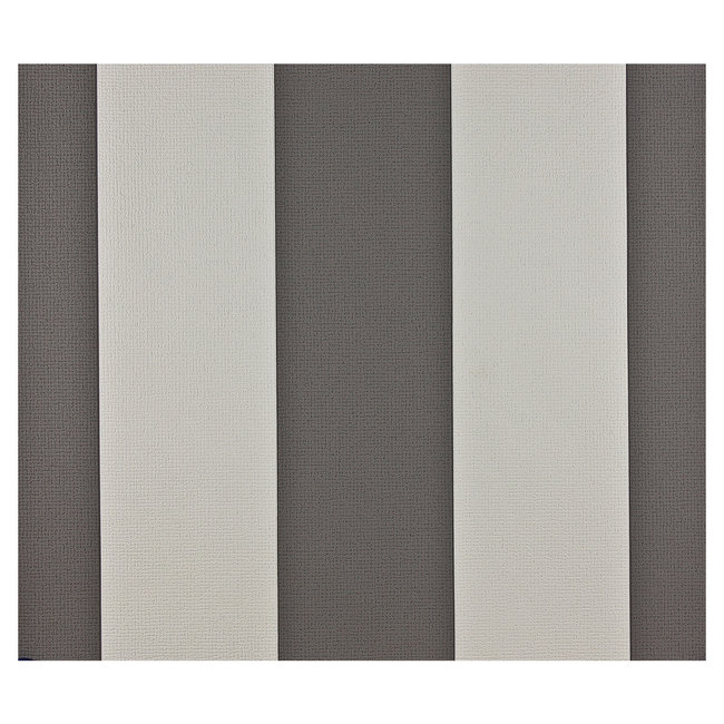 Dutch Wallcoverings Vliesbehang blokstreep grijs/wit - vliesbehang - 10mx53cm - 7234-0