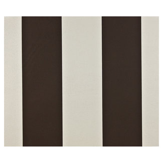 Dutch Wallcoverings Vliesbehang - blokstreep bruin/creme - 7234-1