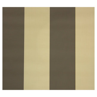 Dutch Wallcoverings Vliesbehang - streep bruin/creme - 7323-2