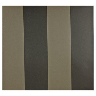 Dutch Wallcoverings Vliesbehang - streep donkerbruin - 7249-4