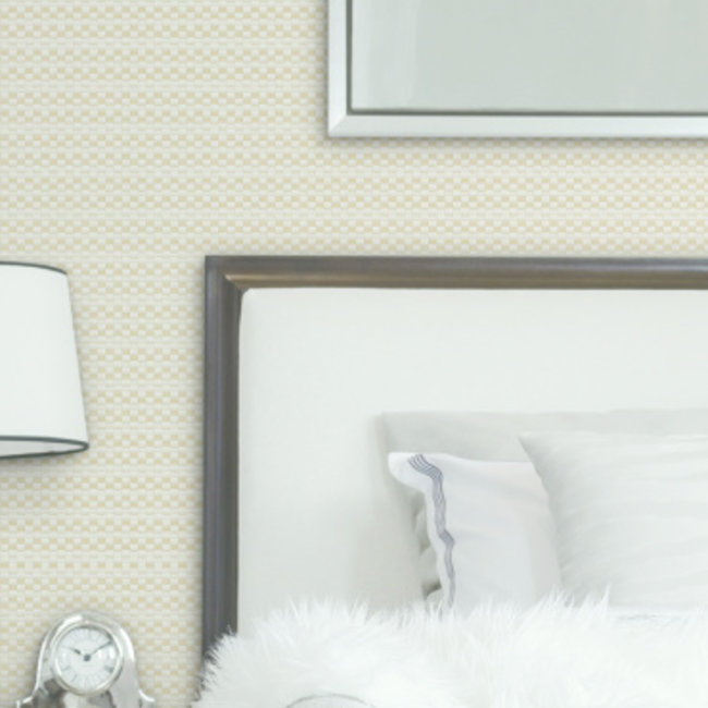 Dutch Wallcoverings Beaux arts 2 weave gold - vliesbehang - 10m x 53cm - BA220082