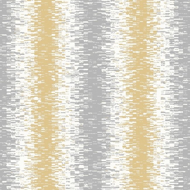 Dutch Wallcoverings Insignia Stripe grijs/mosterd - vliesbehang - 10m x 52cm - 24520