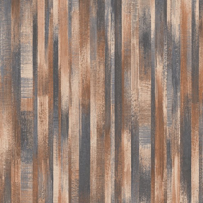 Dutch Wallcoverings Perspectives dessin bruin - vliesbehang - 10m x 53cm - PP3204