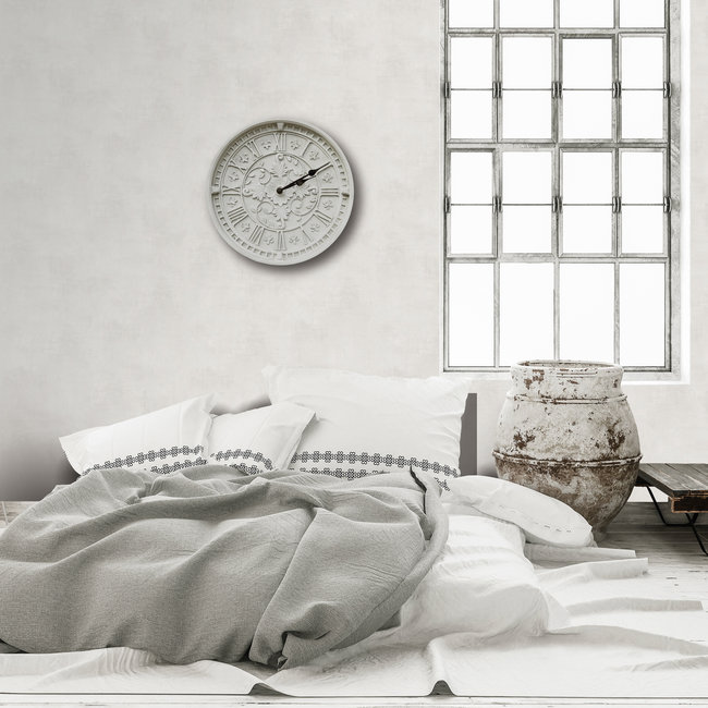 Dutch Wallcoverings Kalk/Solitär uni lichtgrijs - vliesbehang - 10m x 53cm - 61011