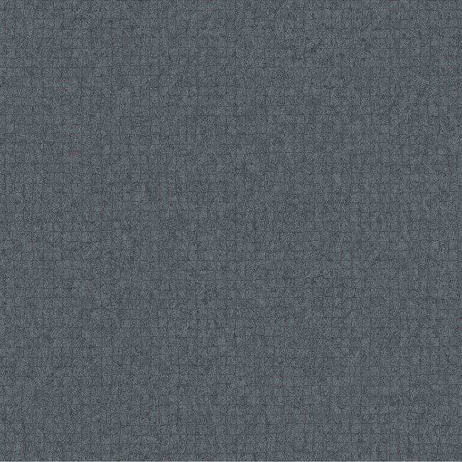 Dutch Wallcoverings Textured Plains uni/blokje zwart - vliesbehang - 10m x 53cm - TP1305