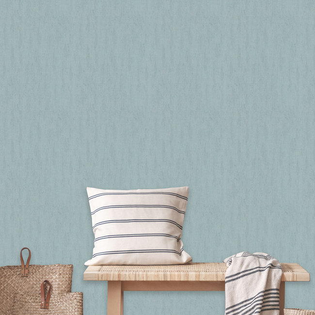 Dutch Wallcoverings Loft/Schilder & Co uni blauw - vliesbehang - 10m x 53cm - 59340