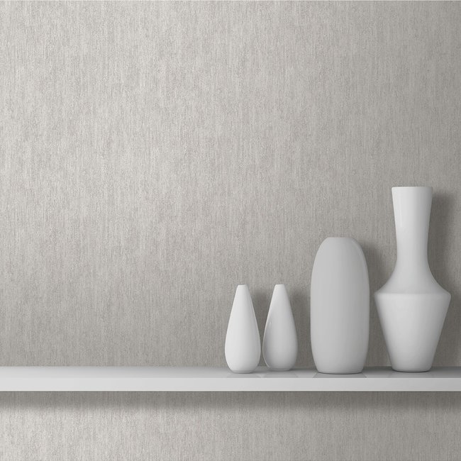 Dutch Wallcoverings Couleurs uni grijs - vliesbehang - 10m x 53cm - L208-08