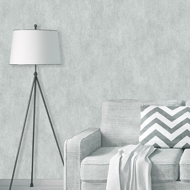 Dutch Wallcoverings Couleurs uni grijs - vliesbehang - 10m x 53cm - L785-19