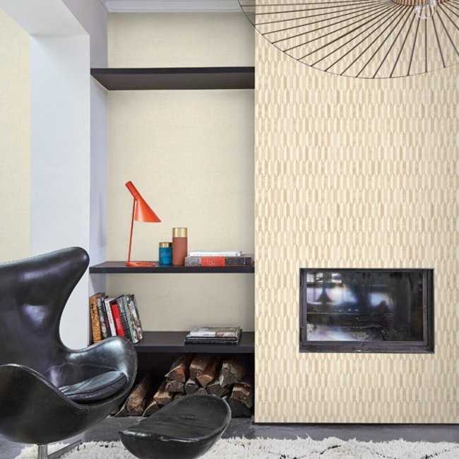 Dutch Wallcoverings Inspiration Wall uni beige - vliesbehang - 10m x 53cm - IW1001