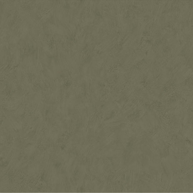 Dutch Wallcoverings Kalk II uni olijfgroen - vliesbehang - 10m x 53cm - 61040