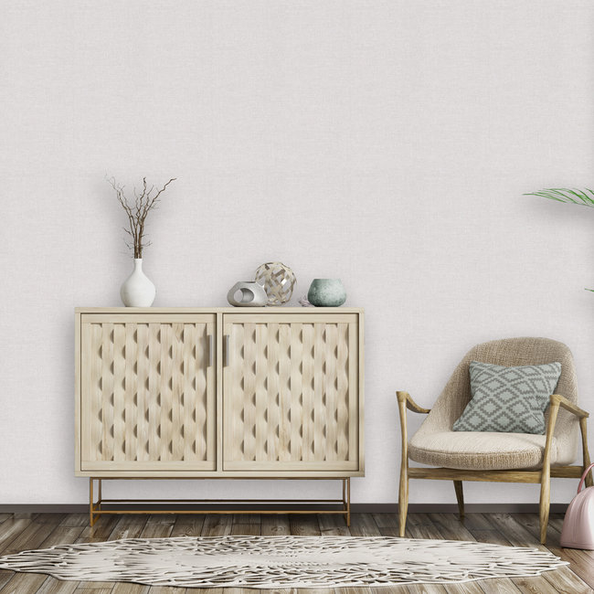 Dutch Wallcoverings More Textures uni lichtgrijs - vliesbehang - 10m x 53cm - MO1302