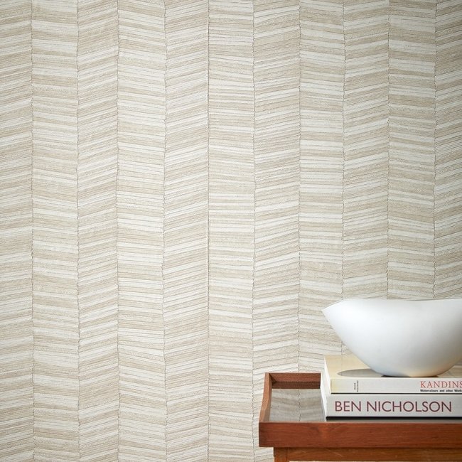 Dutch Wallcoverings More Textures dessin beige - vliesbehang - 10m x 53cm - MO1503
