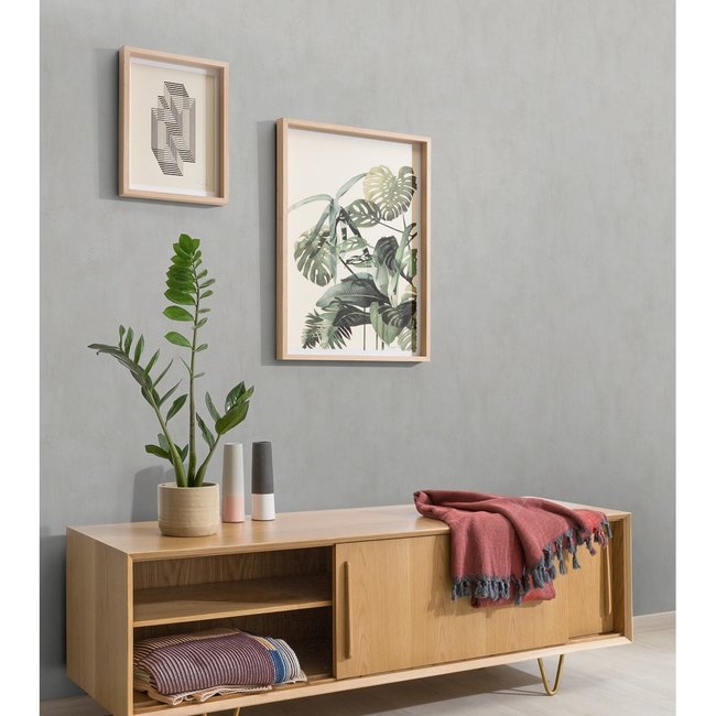 Dutch Wallcoverings Chalk plain light grey - vliesbehang - 10m x 53cm - 7364-04