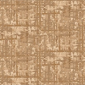 Dutch Wallcoverings Vliesbehang - Embellish fabric abstract gold - DE120094