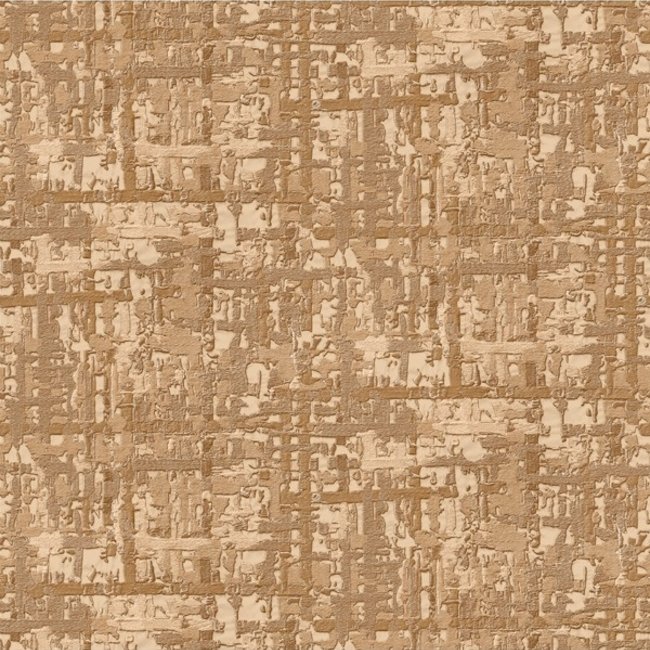 Dutch Wallcoverings Embellish fabric abstract gold - vliesbehang - 10m x 53cm - DE120094