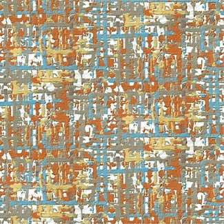 Dutch Wallcoverings Vliesbehang - Embellish fabric abstract multicolor - DE120098