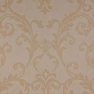 Dutch Wallcoverings Vliesbehang - Premium dessin beige/creme - 91301
