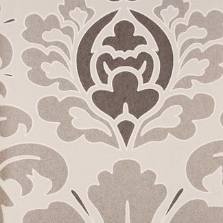 Dutch Wallcoverings Vliesbehang - Mistique medaillon beige/bruin - 6070-2