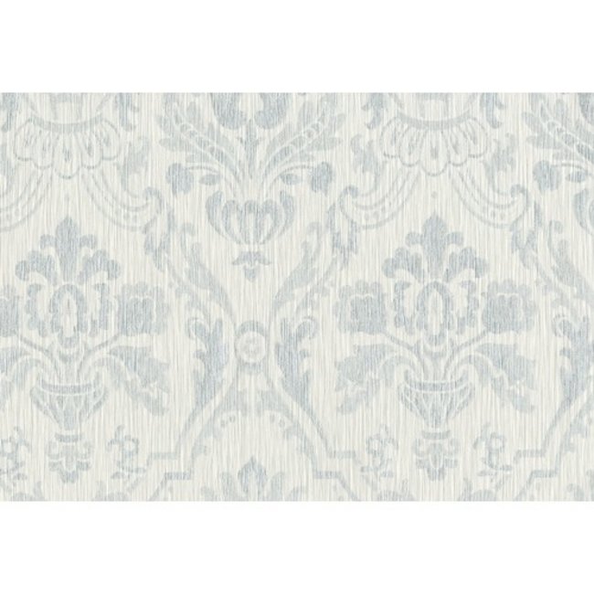 Dutch Wallcoverings San Priamo ornament zilver - vliesbehang - 10m x 53cm - 3504-40