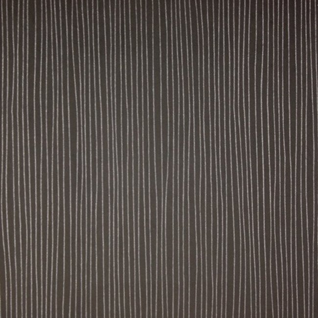 Dutch Wallcoverings Premium streepje zwart/zilver - vliesbehang - 10m x 53cm - 23933