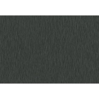 Dutch Wallcoverings Vliesbehang - San Priamo uni verticaal zwart - 3510-30