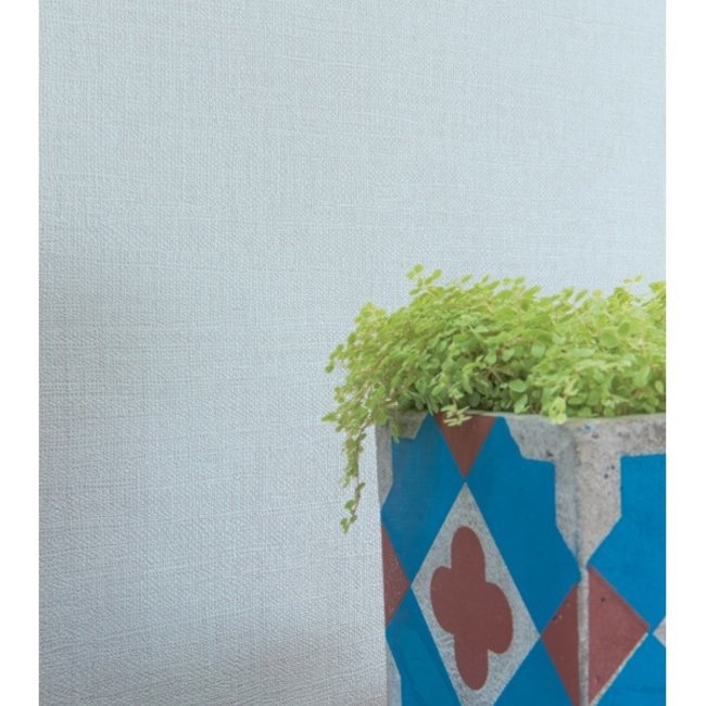 Dutch Wallcoverings Inspiration 2 uni lichtblauw - vliesbehang - 10m x 53cm - 375-13