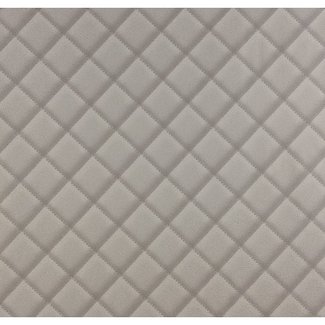 Dutch Wallcoverings Vliesbehang - leer ruit lichtgrijs - 7281-4
