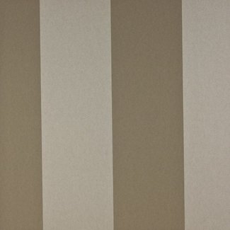 Dutch Wallcoverings Vliesbehang - Premium blokstreep lichtbruin - 24333