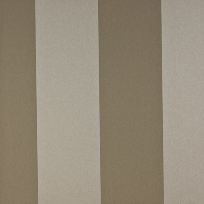 Dutch Wallcoverings Premium blokstreep lichtbruin - vliesbehang - 10m x 53cm - 24333