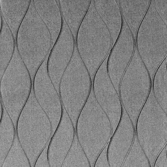 Dutch Wallcoverings Vlakvinyl golf grijs/goud - 701304