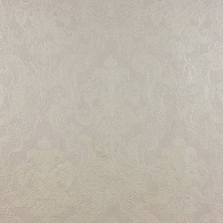 Dutch Wallcoverings Schuimvinyl damast wit - 6805-0