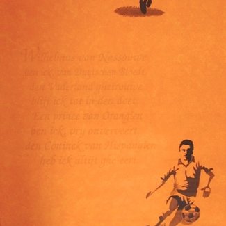 Dutch Wallcoverings Papierbehang - Oranje Wilhelmus - 202069