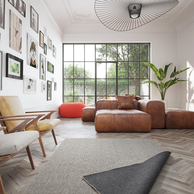 Vloerkleed New York grey mix - in diverse afmetingen