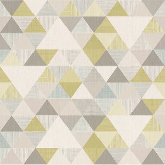 Dutch Wallcoverings Dutch Wallcoverings - Inspiration Wall driehoek groen - IW3003