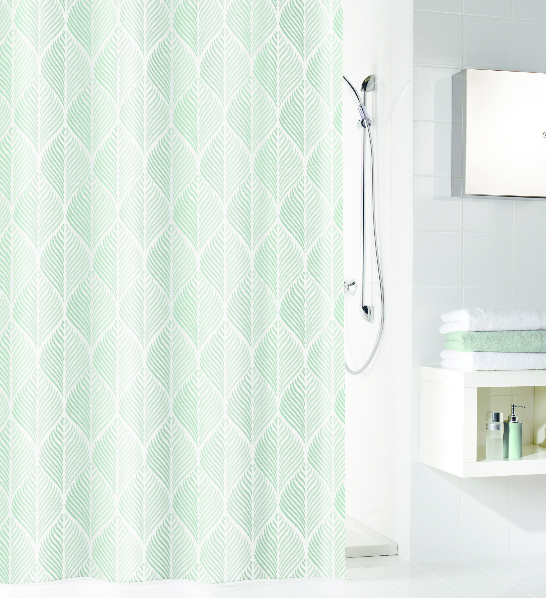 Kleine Wolke Douchegordijn Leaf Maledivia HSDW.NL!