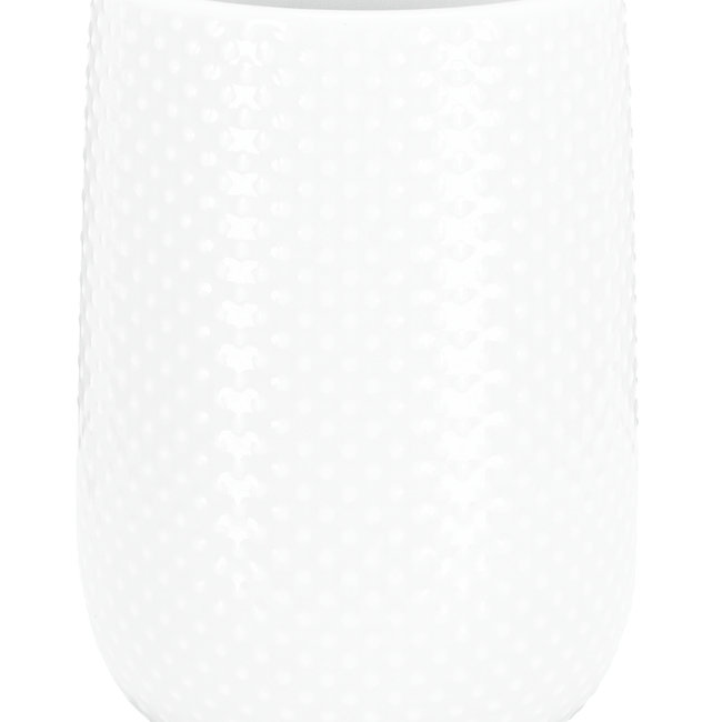 Kleine Wolke Tandenborstelbeker Dotty Wit