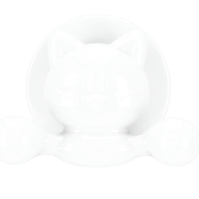 Kleine Wolke Ophanghaak Jolly Hooks Cat Wit