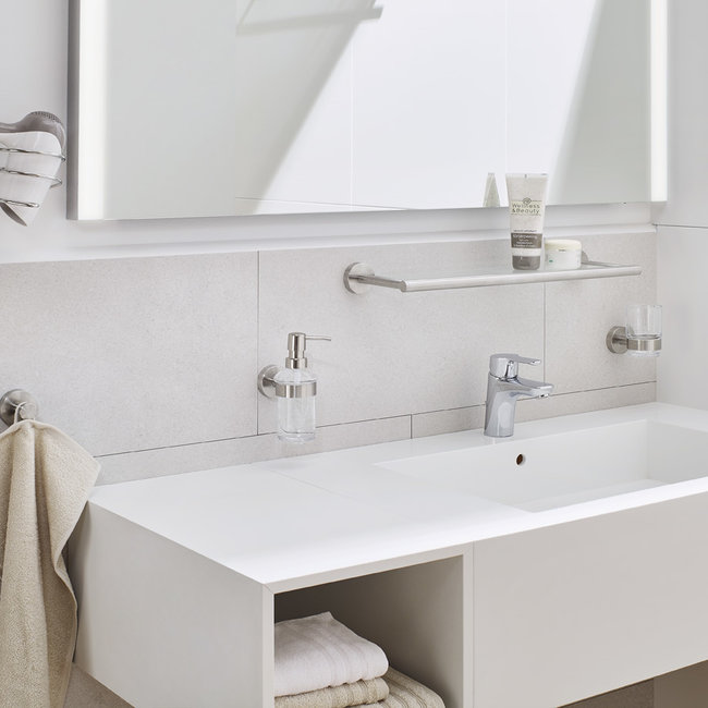 Kleine Wolke Zeepbakje v. muur Allegra Clear