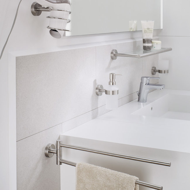 Kleine Wolke Handdoekstang flexy Allegra chroom